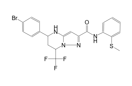 5-(4-bromophenyl)-N-[2-(methylsulfanyl)phenyl]-7-(trifluoromethyl)-4,5,6,7-tetrahydropyrazolo[1,5-a]pyrimidine-2-carboxamide