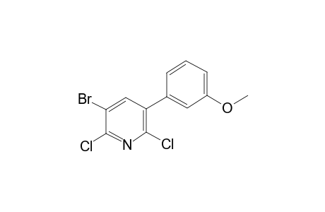 3-Bromo-2,6-dichloro-5-(3-methoxyphenyl)pyridine