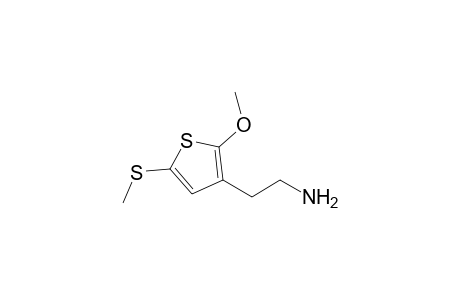 2-[2-methoxy-5-(methylsulfanyl)thiophen-3-yl]ethan-1-amine