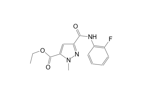 ethyl 3-[(2-fluoroanilino)carbonyl]-1-methyl-1H-pyrazole-5-carboxylate