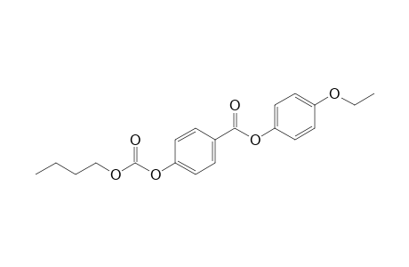 p-hydroxybenzoic acid, p-ethoxyphenyl ester, butyl carbonate