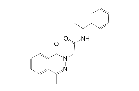 2-(4-methyl-1-oxo-2(1H)-phthalazinyl)-N-(1-phenylethyl)acetamide