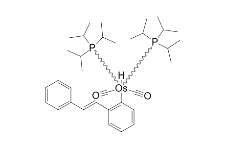 OSH[C6H4-2-(E-CH=CHPH)](CO)2(P-ISO-PR3)2