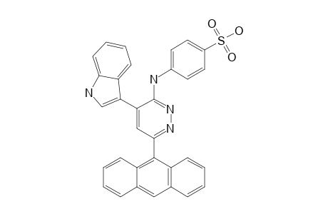 4-[6-ANTHRACEN-9-YL-4-(1H-INDOL-3-YL)-PYRIDAZIN-3-YLAMINO]-BENZENESULFONIC-ACID