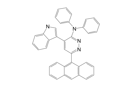 [6-ANTHRACEN-9-YL-4-(1H-INDOL-3-YL)-PYRIDAZIN-3-YL]-DIPHENYLAMINE