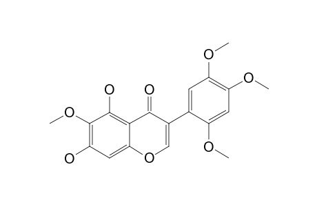 5,7-DIHYDROXY-2',4',5',6-TETRAMETHOXY-ISOFLAVONE