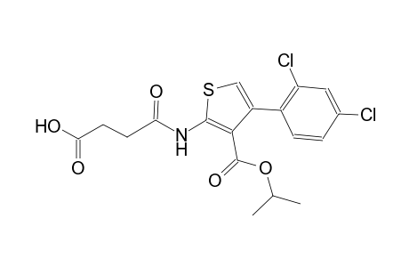 4-{[4-(2,4-dichlorophenyl)-3-(isopropoxycarbonyl)-2-thienyl]amino}-4-oxobutanoic acid