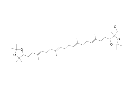 1-HYDROXY-2,6,10,15,19,23-HEXAMETHYL-6,10,14,18-TETRACOSATETRAENE-BIS-ACETONIDE