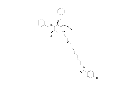 2-[2-[2-[2-(PARA-METHOXYBENZYLOXY)-ETHOXY]-ETHOXY]-ETHYL]-2-AZIDO-3,4-DI-O-BENZYL-2-DEOXY-5A-CARBA-ALPHA-D-MANNOPYRANOSIDE