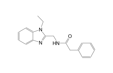 Benzeneacetamide, N-[(1-ethyl-1H-1,3-benzimidazol-2-yl)methyl]-