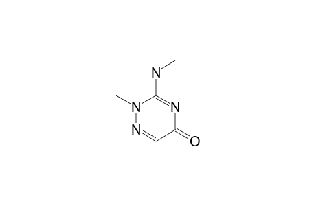 2-METHYL-3-METHYLAMINO-1,2,4-TRIAZIN-5(2H)-ONE