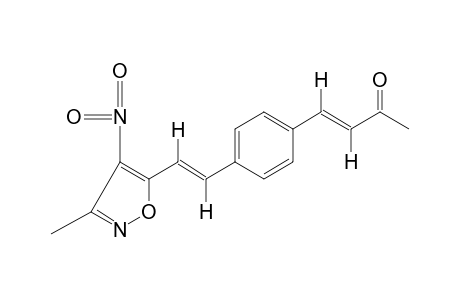 trans,trans-4-{p-[2-(3-METHYL-4-NITRO-5-ISOXAZOLYL)VINYL]PHENYL}-3-BUTEN-2-ONE