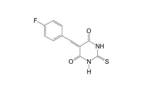 5-(p-FLUOROBENZYLIDENE)-2-THIOBARBITURIC ACID