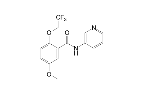 5-methoxy-N-3-pyridyl-2-(2,2,2-trifluoroethoxy)benzamide