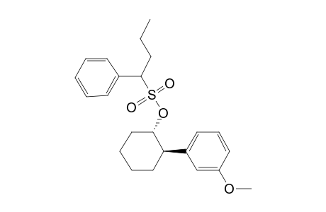 rac-trans-2-(3-Methoxyphenyl)cyclohexanol 1-phenylbutanesulfonate