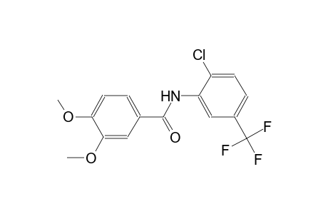 N-[2-chloro-5-(trifluoromethyl)phenyl]-3,4-dimethoxybenzamide