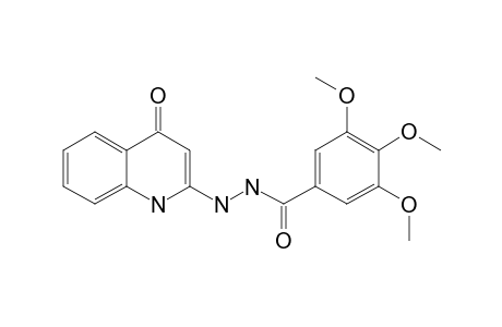 1,4-DIHYDRO-2-(3',4',5'-TRIMETHOXYBENZOYL-HYDRAZINO)-4-QUINOLINONE