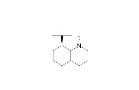 N-METHYL-8-TERT.-BUTYL-TRANS-DECAHYDROQUINOLINE;DIASTEREOMER-#1