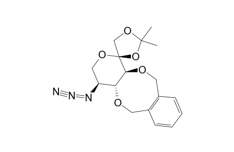 5-AZIDO-5-DEOXY-1,2-O-ISOPROPYLIDENE-3,4-O-(ORTHO-XYLYLENE)-ALPHA-L-SORBOPYRANOSE