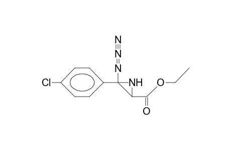 3-Azido-3-(4-chlorophenyl)aziridine-2-carboxylic acid, ethyl ester