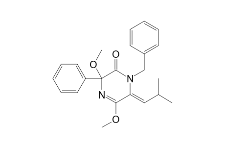 (Z)-1-BENZYL-6-ISOBUTYLIDENE-3,5-DIMETHOXY-3-PHENYL-3,6-DIHYDROPYRAZIN-2(1H)-ONE