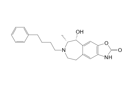 cis-9-hydroxy-8-methyl-7-(4-phenylbutyl)-3,5,6,7,8,8-hexahydrooxazolo[4,5-h]-[3]benzazepin-2-one