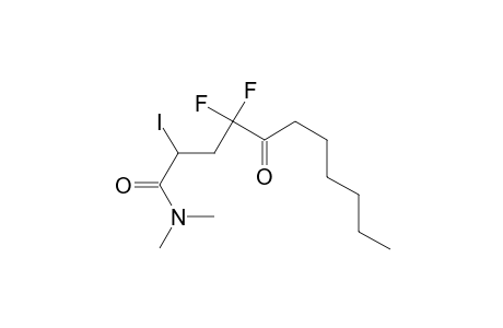 N-N-Dimethyl-2-iodo-4,4-difluoro-5-oxoundecanamide