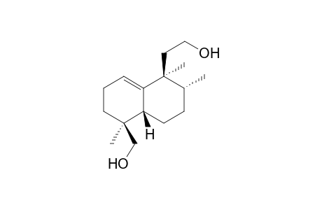 13,14,15,16-Tetranor-ent-halim-1(10)-12,18-diol