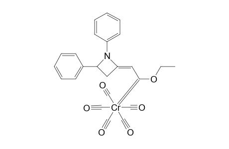 Pentacarbonyl[(2E)-1-ethoxy-2-(1,4-diphenylazetidin-2-ylidene)ethylidene]chromium