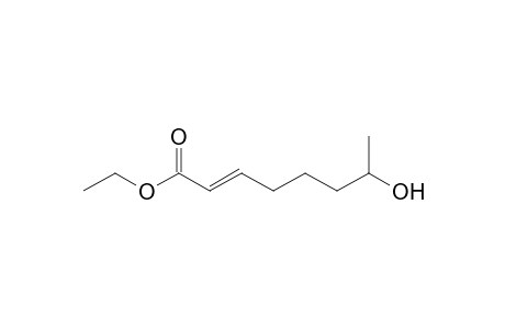 2-Octenoic acid, 7-hydroxy-, ethyl ester