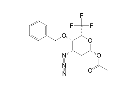 1-O-ACETYL-3-AZIDO-4-O-BENZYL-2,3,6-TRIDEOXY-6,6,6-TRIFLUORO-ALPHA-L-LYXO-HEXOPYRANOSE