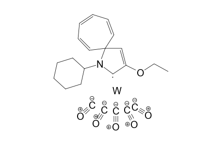 Pentacarbonyl(1-cyclohexyl-3-ethoxy-1-azaspiro[4.6]undeca-3,6,8,10-tetraen-2-ylidene)tungsten