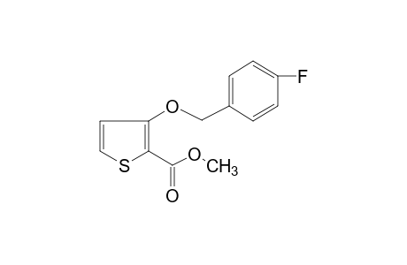 3-[(p-FLUOROBENZYL)OXY]-2-THIOPHENECARBOXYLIC ACID, METHYL ESTER