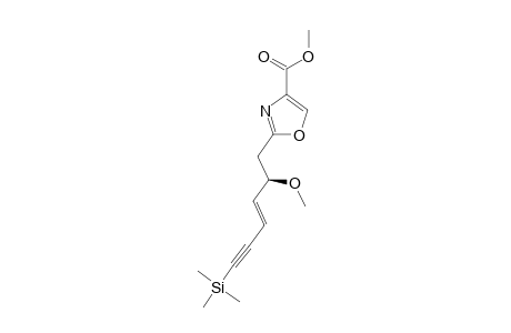 (2'-R)-2-(2'-METHOXY-6'-TRIMETHYLSILANYL-HEX-3'-ENE-5'-YNYL)-OXAZOLE-4-CARBOXYLIC_ACID;ISOMER-E