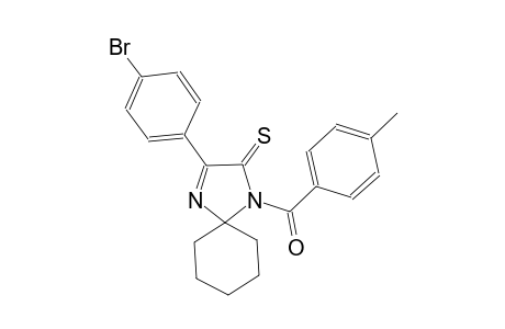 3-(4-bromophenyl)-1-(4-methylbenzoyl)-1,4-diazaspiro[4.5]dec-3-ene-2-thione