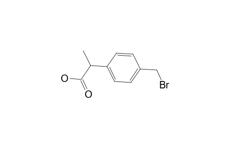 2-[4-(Bromomethyl)phenyl]propionic acid