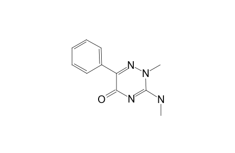 2-METHYL-3-METHYLAMINO-6-PHENYL-1,2,4-TRIAZIN-5(2H)-ONE