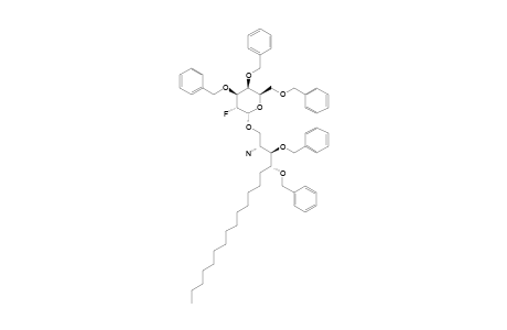 (2S,3S,4R)-2-AMINO-3,4-DI-O-BENZYL-1-O-(3,4,6-TRI-O-BENZYL-2-DEOXY-2-FLUORO-ALPHA-D-GALACTOPYRANOSYL)-1,3,4-OCTADECANETRIOL