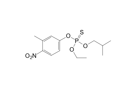 phosphorothioic acid, O-ethyl O-isobutyl O-4-nitro-m-tolyl ester