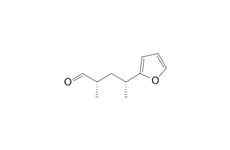 (2S,4R)-4-(2-furanyl)-2-methylpentanal