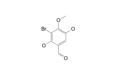 3-bromo-2,5-dihydroxy-4-methoxybenzaldehyde