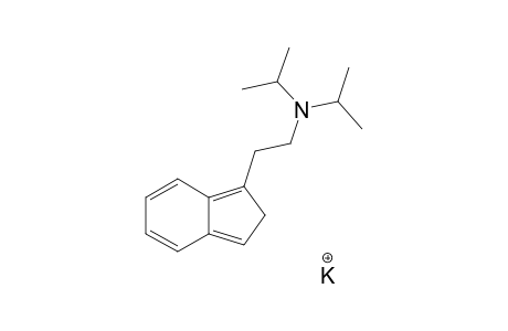 POTASSIUM-[1-(2-(N,N-DIISOPROPYLAMINO)-ETHYL)-INDENIDE]-SALT