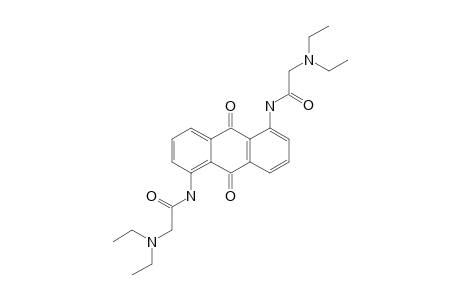 1,5-BIS-(N,N-DIETHYLAMINOETHYLAMIDO)-ANTHRAQUINONE