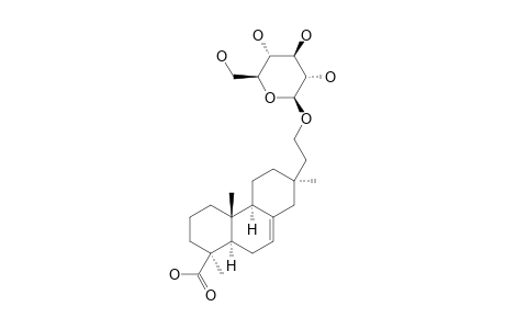 16-ALPHA-D-GLUCOPYRANOSYLOXY-ISOPIMAR-7-EN-19-OIC-ACID