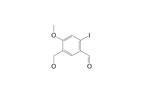 2-iodo-4-methoxy-5-methylol-benzaldehyde