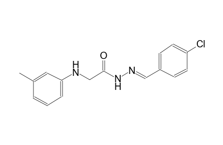 N'-[(E)-(4-chlorophenyl)methylidene]-2-(3-toluidino)acetohydrazide