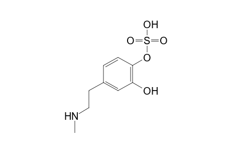 4-[2-(METHYLAMINO)ETHYL]PYROCATECHOL, 1-(HYDROGEN SULFATE)