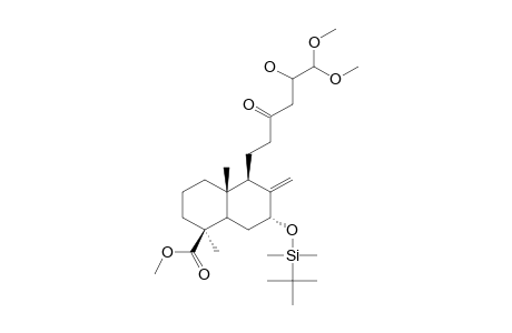 #12;(1'R,3'R,4A'S,5'S,8A'S,2R/S)-6-[3'-ALPHA-(TERT.-BUTYLDIMETHYLSILYL)-OXY-3',4',4A',5',6',7',8',8A'-OCTAHYDRO-2'-(1'H)-METHYLENE-5'-BETA-METHOXYCARBONYL-5'-A