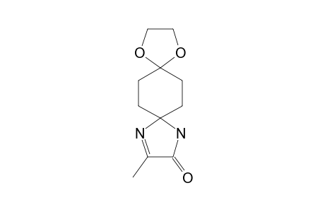 2-METHYL-4H-9,12-DIOXA-1,4-DIAZADISPIRO-[5.2.5.2]-TETRADEC-1-EN-3-ONE