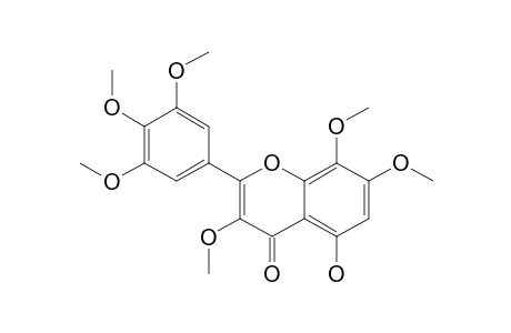 5-HYDROXY-3,7,8,3',4',5'-HEXAMETHOXYFLAVONE